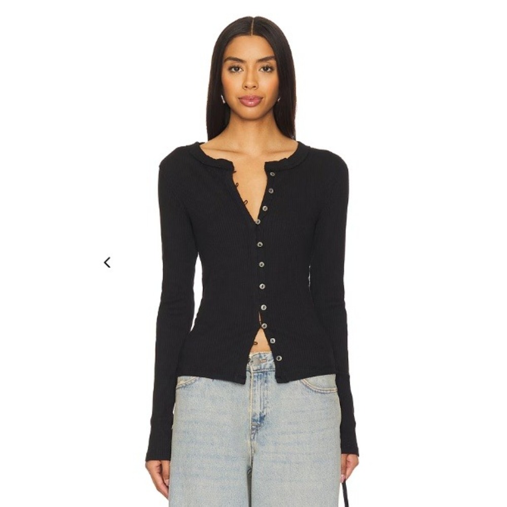 Free People It's On Cardi Top Size Small